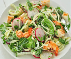 Grilled Asian shrimp Salad