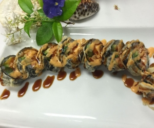 Crispy Sake Roll